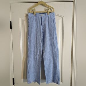 Vineyard Vines seersucker stripe breaker pants